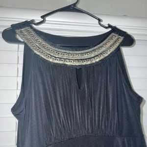 Black and gold Dress